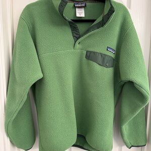 Patagonia Sage Green Synchilla Snap Fleece